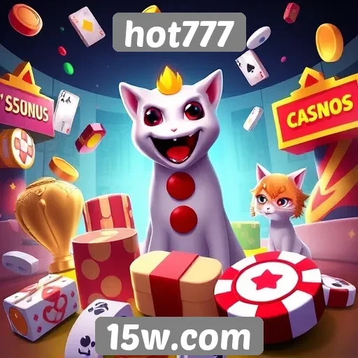 Variedade de jogos disponíveis no hot777